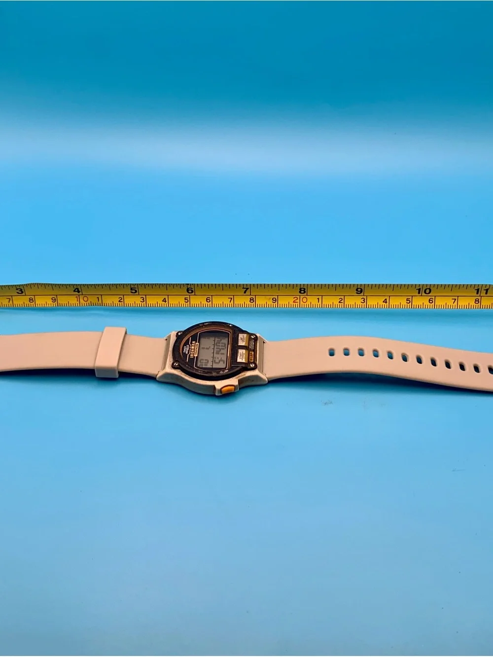 TIMEX IRONMAN TRIATHLON Men’s Vtg 1994 8 Lap Digital Watch Works New Batt/Strap